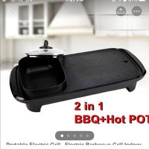 2 in 1 BBQ + HOTPOT GRILL